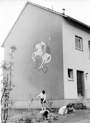 Gründerjahre Garten wird angelegt